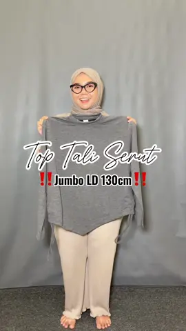 Nyesel banget kenapa baru tau Top serut jumbo sebagus ini cuma 50ribuan‼️ #fyp #ootdbigsize #fashionbigsize #blousemurah #blouseserut 