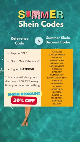 Summer 2024 Shein discount codes to save a lot #sheinsavings #sheinsummer #fyp #shein #fypシ゚viral #sheindiscount 