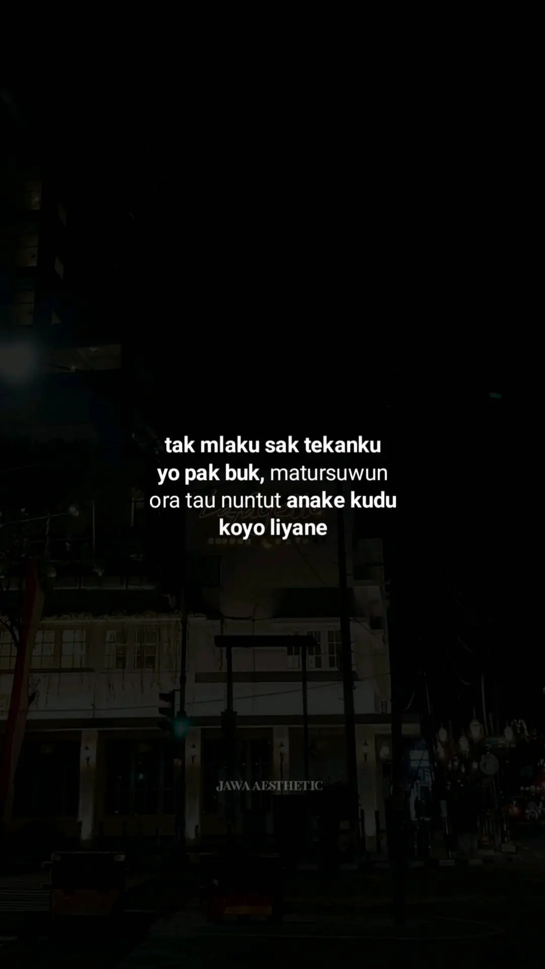 matursuwun pak buk #jowostory #jawaaesthetic #katakatajawa #quotesjowo 