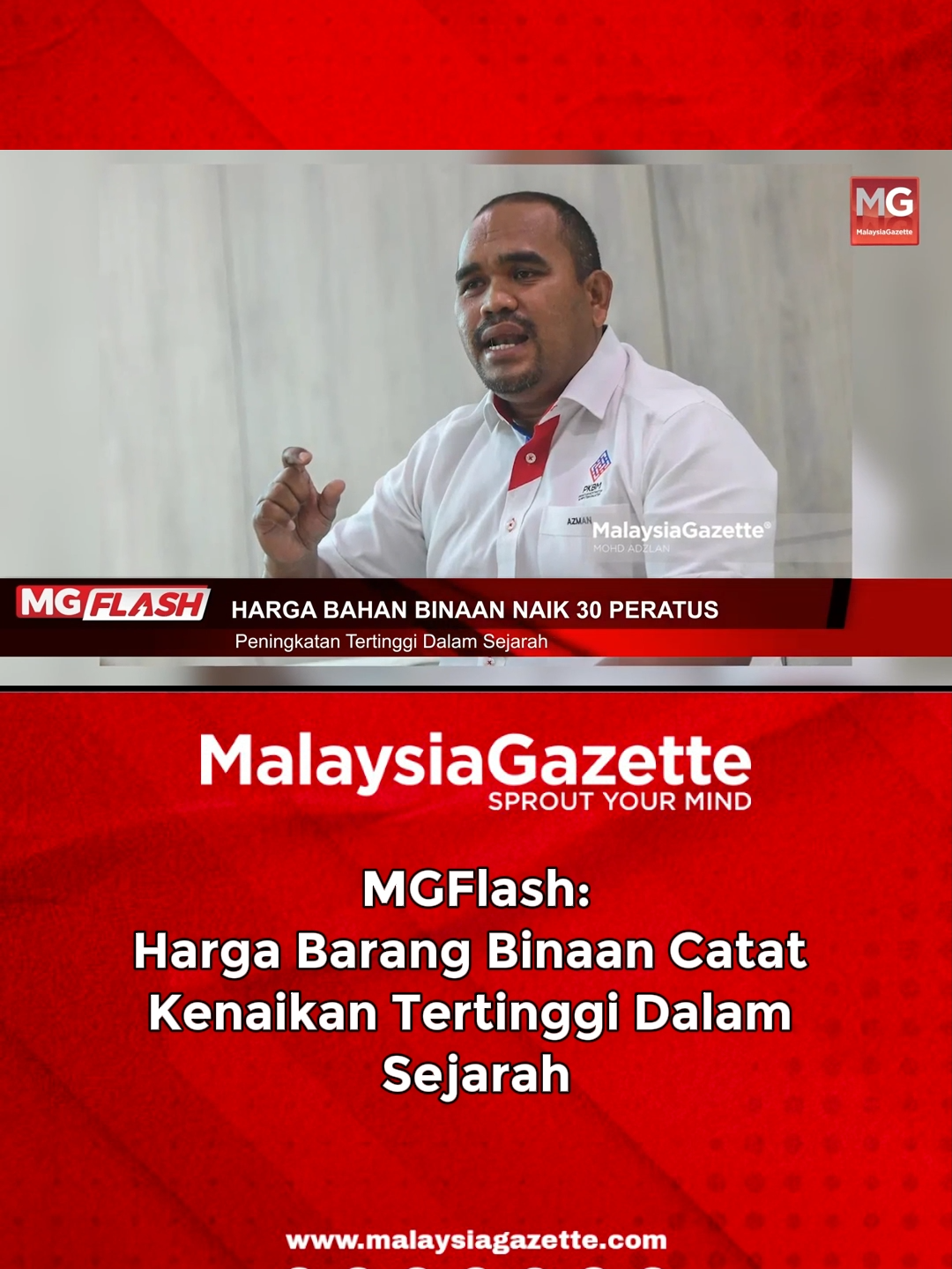 Dalam perkembangan berasinhan. harga barangan bagi sektor pembinaan meningkat hampir 30 peratus susulan pelaksanaan penyasaran subsidi diesel baru-baru ini.  Perkara itu diakui Presiden Persatuan Kontraktor Bumiputera Malaysia (PKBM), Datuk Azman Yusoff  yang menyifatkan kenaikan itu  sebagai yang tertinggi dalam sejarah.