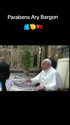 #fypシ゚viral  Ary Bargon hasoru malu ona ho Papa Francisco iha Roma Italia  Parabens Ary Bargon🇹🇱🫡 