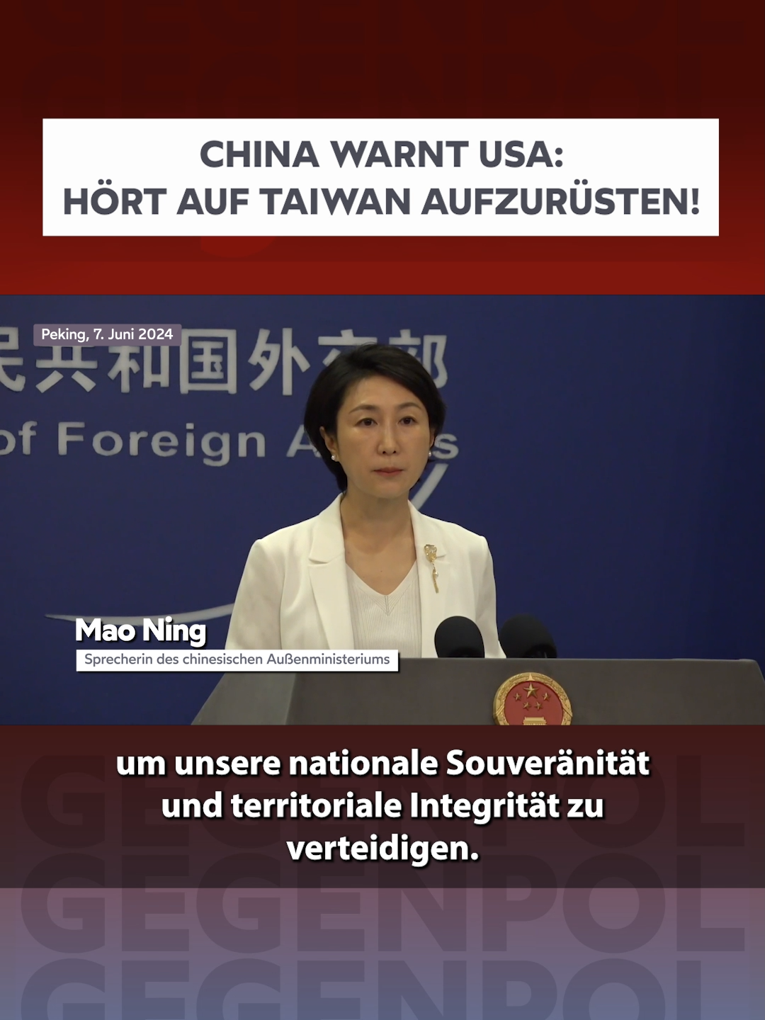 #gegenpol #shorts #china #chinese #mandarin #peking #bejing #taiwan #politik #volksrepublikchina #maoning #geopolitik #usa