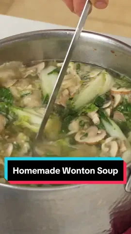 If you’re craving takeout, you could make this Homemade Wonton Soup in the time it would take the delivery driver to make it to your place. Filled with aromatic flavours of ginger, garlic and cilantro and packed with your favourite store-bought wontons, this soup is going to be a new family classic; I’m sure of it. #foryou #wontonsoup #wonton #wontons #Foodie #food #foodporn #wontonnoodles #soup #dumplings #homemade #foodphotography #noodles #delicious #yummy 