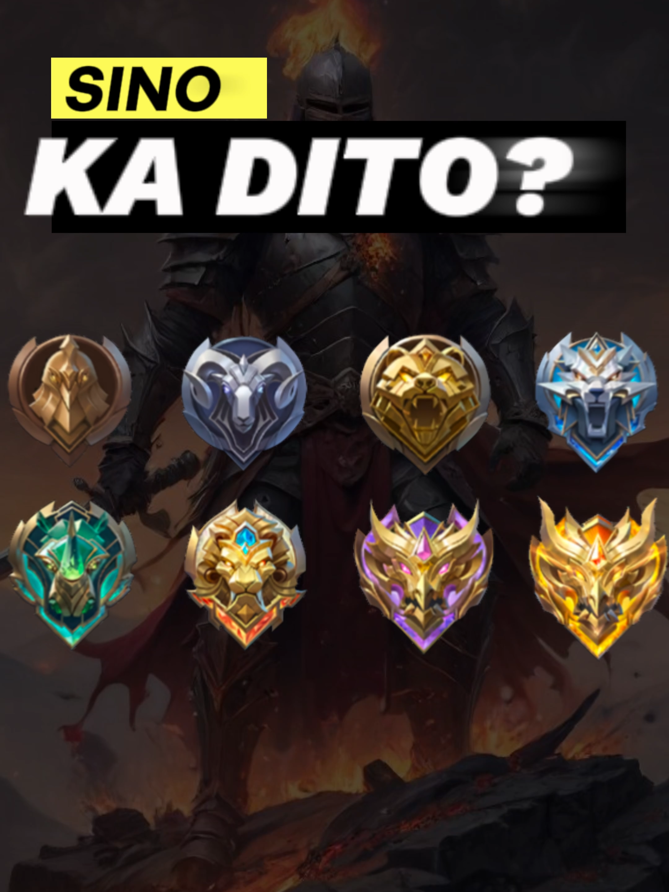 Sino ka dito? Mobile Legends Ranks! #mobilelegendsphofficial #mobilelegends #mobilelegendsbangbang #mobilelegendsph