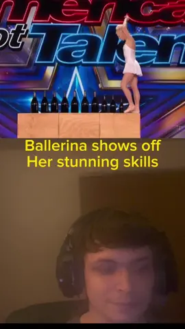 Ballerina shows off her hardwork #agt #americasgottalent #2024 #ballerina #intense #wow 