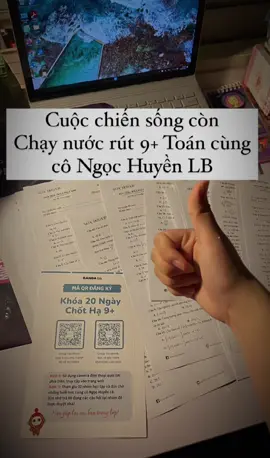 Chốt hạ 9+ Toán về đích nào🤜🤛#studywithme #dongluchoctap #onthithptqg #onthitoan 