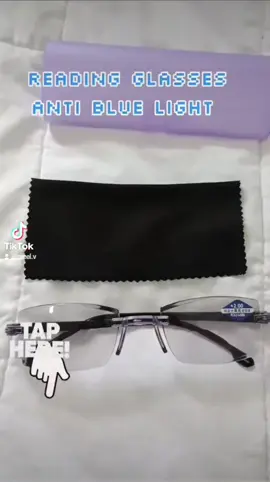 #Smart zoom anti-blue light frameless diamond cut edge reading glasses with multi-focus reading glasses under ₱79.00