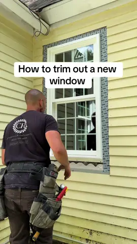 How to trim out a new construction window with pvc trim #remodel #constructiontok #homerenovation #Home ##design #entrepreneur #interiordesign #hardwork #woodworking #renovation #homedecor #tools #DIY #carpentry #work  #homemade #remodeling #hgtv 
