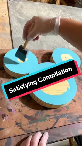 Satisfying Paint compilation #asmr #satisfying #mickeymouse #painting 