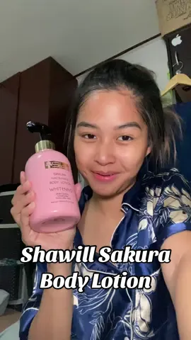 Nasunog at dry na balat, ito lang sagot dyan siz! Ang pangmalakasang affordable lotion from Shawill! #shawill #shawillsakurabodylotion #sakura #bodylotion #lotion #aubreyv #fyp #ttsbeauty 