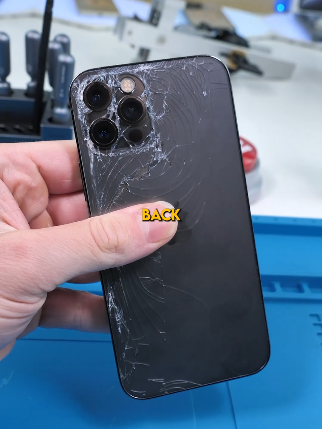 Laser machines are no longer the best option...? #iphonerepair#backglass