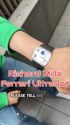 Absolutely wild watch spotting with the Richard Mille RM UP-01 Ferrari. #watchtok #richardmille #rmup01 #luxurywatches #ferrari #pharrellwilliams #watchcollector 