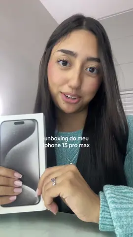 amei meu celular novo!!! #iphone15promax #iphone #iphoneunboxing #celular 