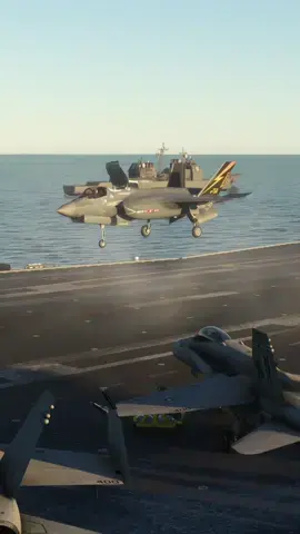 F-35 Vertical Takeoff From an Aircraft Carrier #f35 #aviation #aviationlovers #aircraftcarrier 