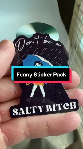 Grab these funny stickers that are sure to make your day. #stickers #funny #humor #hilarious #foryou #TikTokShop 