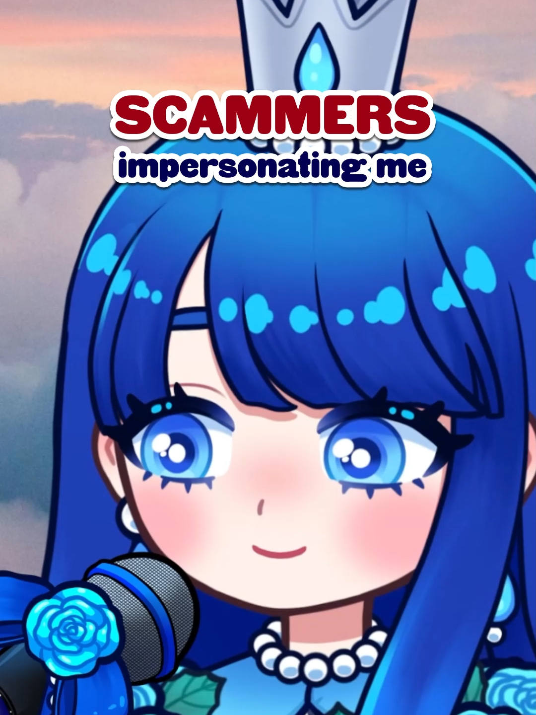 Be careful. I will never message you personally. I only have one account @ranqueenofcups and I have more than 16k followers. Please check the username. (✿◡‿◡)🃏💙 #vtuber #vtuberclips #tarot #scammeralert #ranqueenofcups #fyp