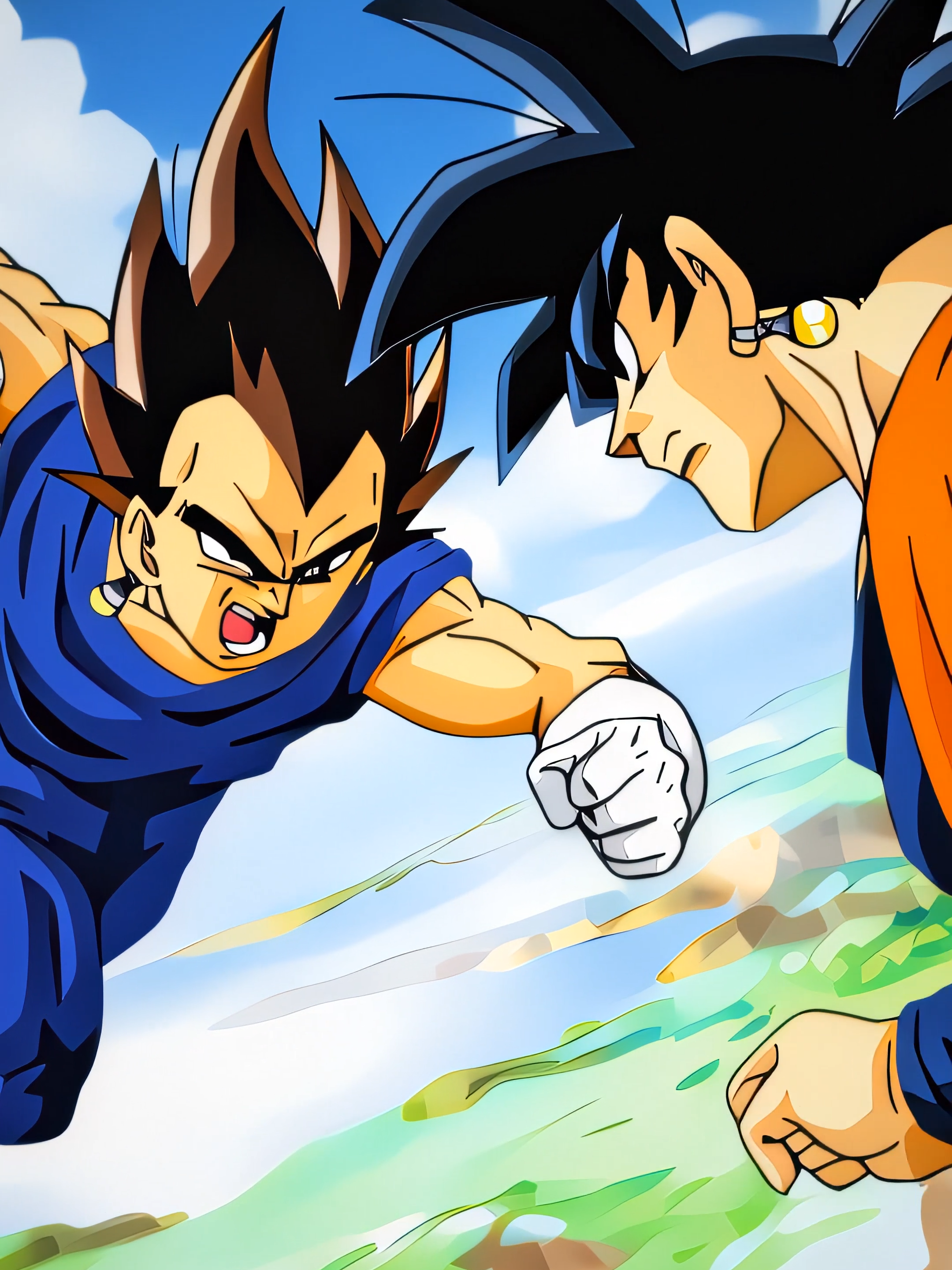 lo jugaron? #dragonball #goku #vegeta #supersaiyan #anime #animeedit