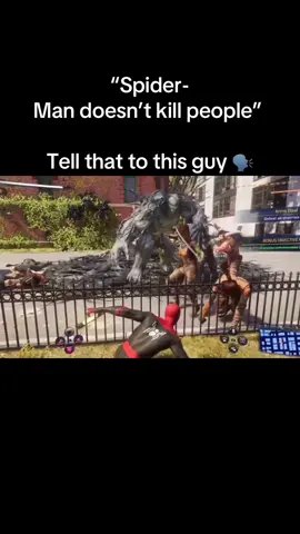“Spiderman doesnt kill people” yeah right 🗿 #fyp #foryou #foryoupage #foru #gaming #ps4 #ps5 #playstation #playstation4 #playstation5 #spiderman #spiderman2 #spidermanps4 #spidermanps5 #fypツ #fy #andrewgarfield #amazing #amzingspiderman2 #theamazingspiderman #theamazingspiderman2 #suit #outfits 