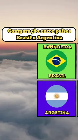 Brasil x Argentina. #comparacao #brasil #argentina 