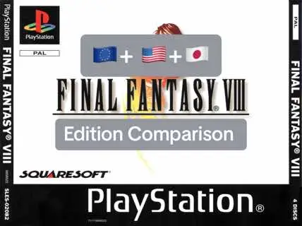 Final Fantasy VIII (8) Edition Comparison. Cover and discs comparison. Versions: European, American, Japanese Which one you like more? 🤗  #finalfantasyviii #finalfantasy8 #videogames #retrogames #rpg #comparison 