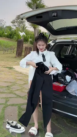 Quần tây baggy cho chị em mặc đi học đi chơi đi làm đều xinh nha #quanbaggynu #quanbaggy #quantaynu #hackdang #thoitrang #xuhuong 