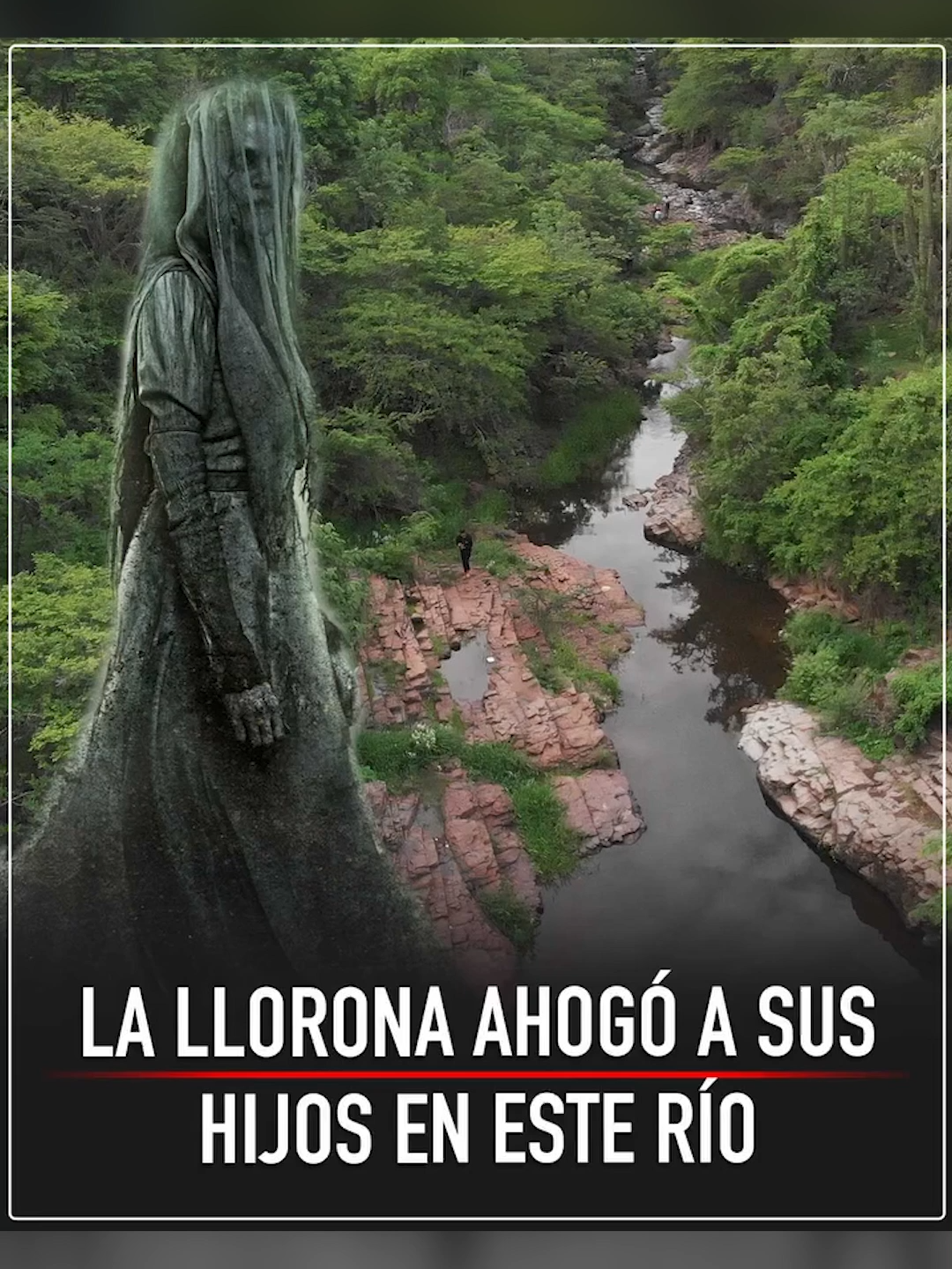 La llorona perdió a sus hijos en este río😱