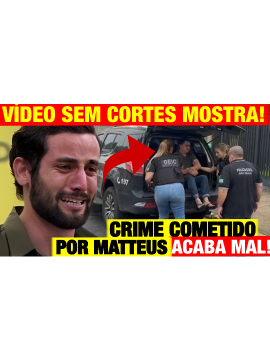 Matteus Alegrete é DENUNCIADO PARA JUSTIÇA e ACONTECE O PIOR! Brasil CHOCADO! #matteus #matteusbbb24 #matteusamaral #matteusamaralbbb24 #bbb