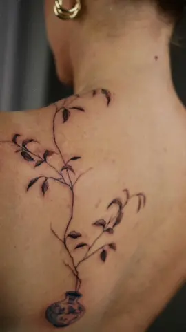 Designed this beautiful piece for my client 💙#tattoo #Love #art #artistsoftiktok #tattooapprentice #fypシ゚viral #tattoolover #doubleexposure #foryou 
