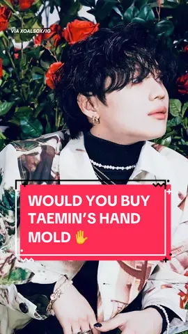 Would you buy the hand mold of #Taemin ✋👀 Watch the full TOP 5 on MUCH/Youtube! #kpop #SHINee