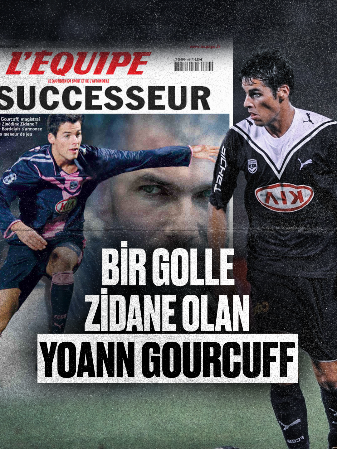 ⭐️ 1 golle Zidane olan: Yoann Gourcuff. #gdhspor #gourcuff #zidane #milan #bordeaux #seriea