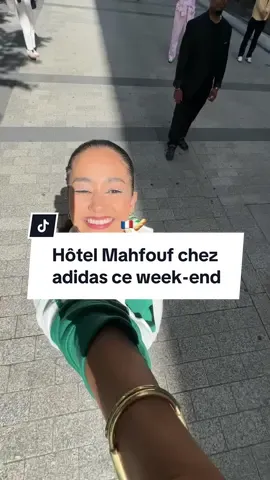 Si vous êtes à Paris ce weekend vous êtes les bienvenus au 88 avenue des Champs Élysées ! 🛎️🫂 #hotelmahfouf #adidas 