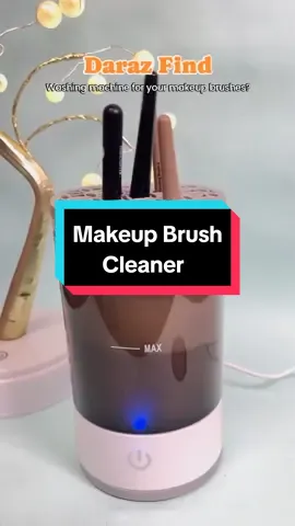Automatic Electric Makeup Brush Cleaner Rechargeable Lazy Cleaning Brush Washer Quick Dry Tool USB makeup brush rotary cleaning  #makeupbrushcleaning #brushcleaner #daraz #darazgadgets #foryou #darazhaul #darazfinds #foryou #darazonlineshopping #account #SmallBusiness 