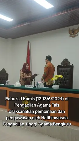 pengawasan oleh hatibinwasda PTA Bengkulu#humasmahkamahagung #badilagmahkamahagungri #ptabengkulu 
