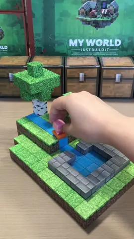 Cool #minecraftbuilding #buildingblocks #minecraftideas #magneticblocks #magnetic #minecraftblock #minecraftinreallife #toys #fypシ゚viral 
