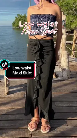 Low waist maxi skirt ✨ #maxiskirt #mermaidskirt #longskirt #lowwaistmaxiskirt 