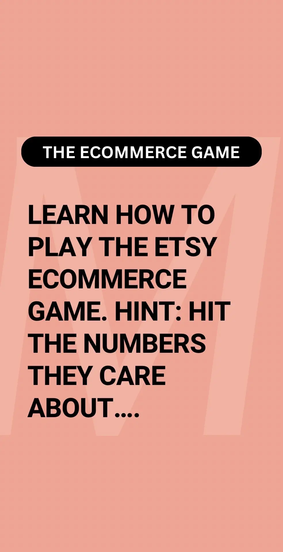 “Sub-niching” and “micro-niching” is not how you build a shop that actually generates consistent sales. Etsy is already a niche marketplace and niching is not a sales strategy. Focus on creating a customer-centric shop where you can sell to the Etsy customers in as many ways as possible with an aesthetic shop. Buid a shop with a strategic product offering that is in high-demand. #etsyseller #etsyshop #etsysmallbusiness #etsyshopowner #marketing #etsystrategy 