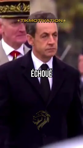 🧠 : N’aie jamais peur de l’échec, essaye la réussite… | Merci pour ce formidable discours Monsieur le Président 🤝 | #tikmotivation #motivation #sarkozy 