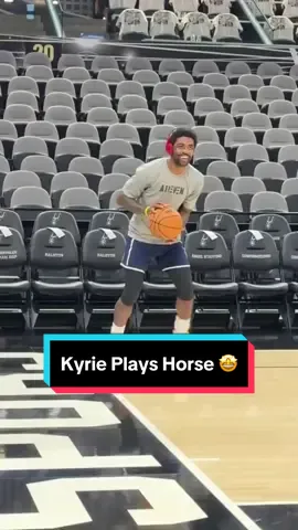 Throwback when Kyrie played a game of horse against  Shammgod 🤩🤝 #NBA #KyrieIrving #NBAHighlights #Mavs 
