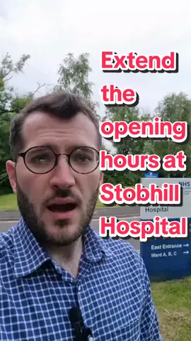 Glasgow's A&E departments are experiencing the longest waiting times on record, with lives being put at risk. I asked the Health Secretary to extend the opening hours of the Minor Injuries Units at Stobhill Hospital and the Victoria Hospital to help relieve the pressure. Passing the buck for this crisis to the Health Board just isn't good enough. We need leadership. #glasgow #springburn #Scotland #scotlandtiktok #glasgowtiktok #politics #nhs #nhsuk #health #hospital #fyp #healthcare 