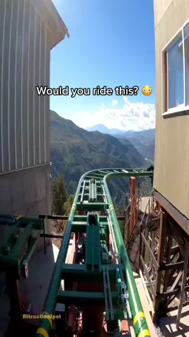 This rollercoaster is WILD! 🎢🫨 (via @Attraction Spot) #rollercoaster #amusementpark #fun #fyp