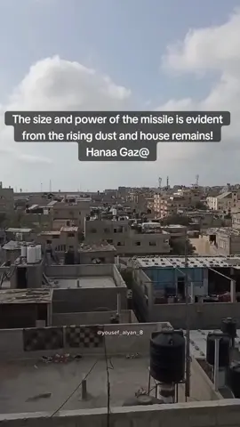 The size and power of the missile is evident from the rising dust and house remains! Hanaa Gaz@#اليمن🇾🇪 #موريتانيا🇲🇷 #السعودية🇸🇦 #الكويت🇰🇼 #قطر🇶🇦 #لبنان🇱🇧 #لامارات🇦🇪👑 #المغرب🇲🇦تونس🇹🇳الجزائر🇩🇿 #مصر🇪🇬 #روسيا🇷🇺 #العراق🇮🇶 