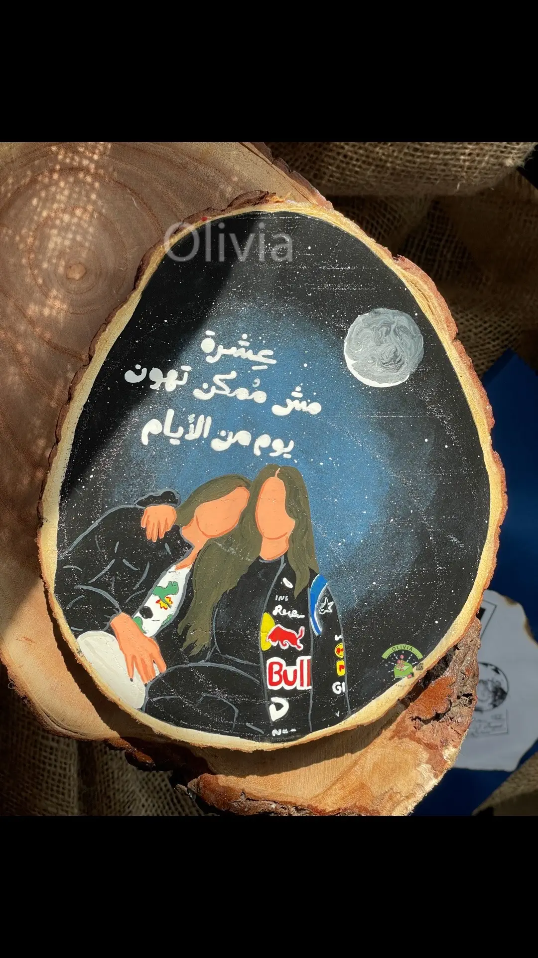 ❤️🌑#oliviahandmade1 #sarah_elmelouk #drawing #disney #tanta #egypt #صحاب 