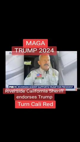 Sheriff of Riverside California Chad Bianco endorses Donald Trump for 2024 campaign. time to put a felon in the white house. California wake up 🙌 #thetruth #wakeupamerica #wakeup #democrat #vote #American #vote #American #America #viral #foryour #fyppppppppppppppppppppppp #foryou #conservative #independent #republican #sheriff #California #Trump #Trump2024 #FJB #fyyyyyyyyyyyyyyyy #foryourpage #usa #donaldtrump #election #fy #fypシ゚viral @President Donald J Trump 