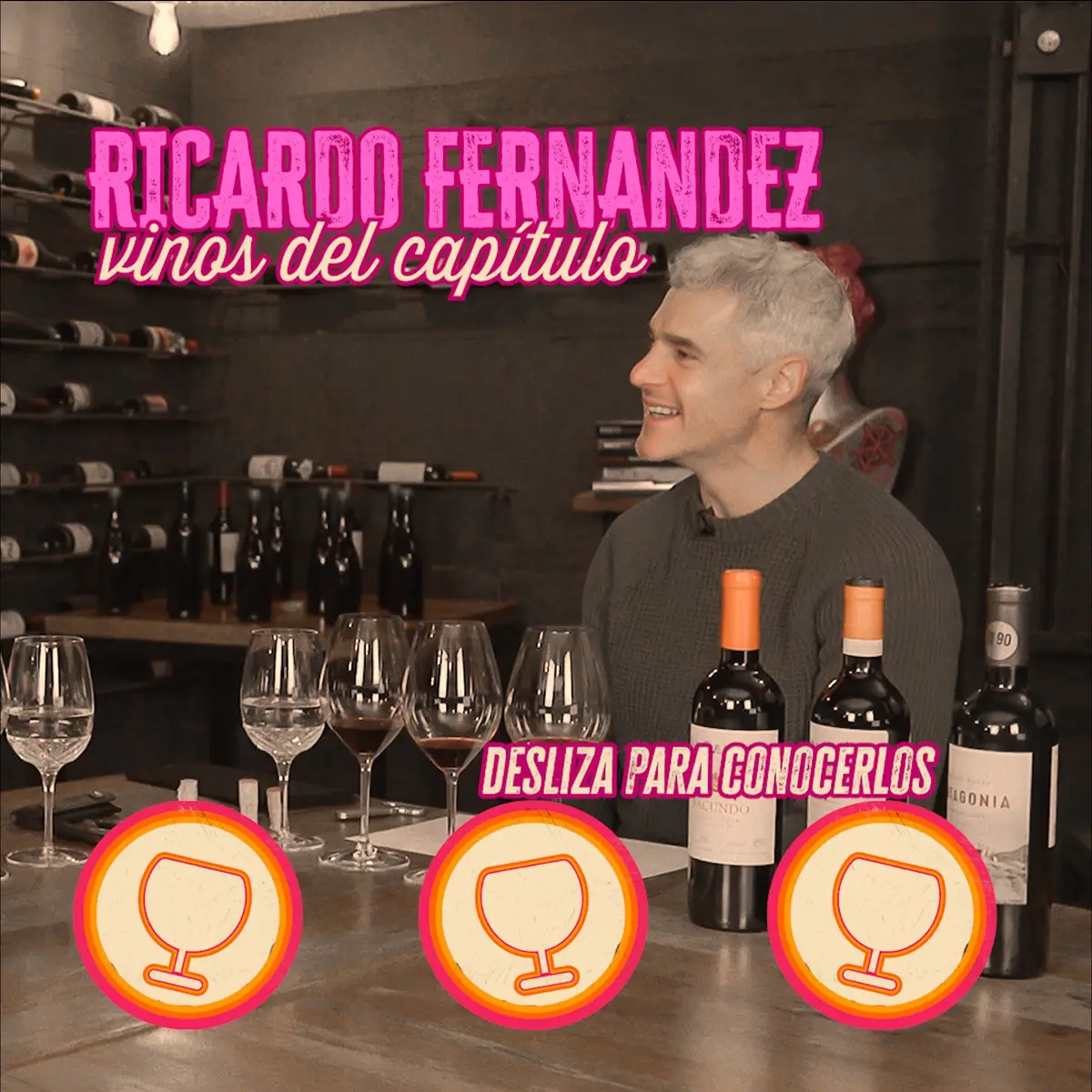 Estos son los vinos que maridamos en el capítulo con el gran Ricardo Fernandez: VONTADE  Cabernet Sauvignon de @vinos.g2  FACUNDO  Ensamblaje de @psgarcia_wines  PATAGONIA  Carmenere de @vinopatagonia  Capítulo completo en YouTube. Link directo en nuestro Instagram  Si quieres vivir la experiencia del maridaje de este capítulo en tu casa, estos son los platos que fueron protagonistas: Arrollado primavera Carne mongoliana Costillar de cerdo agridulce  A jugar y disfrutar, 