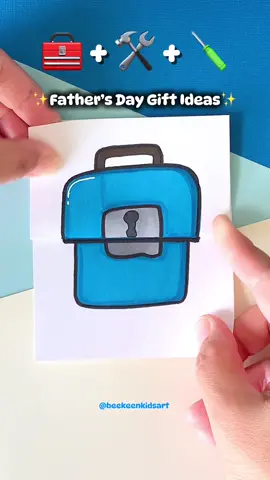 Open it‼️ 🧰🛠️🪛 #art #drawing #surprise #gift #FathersDay 