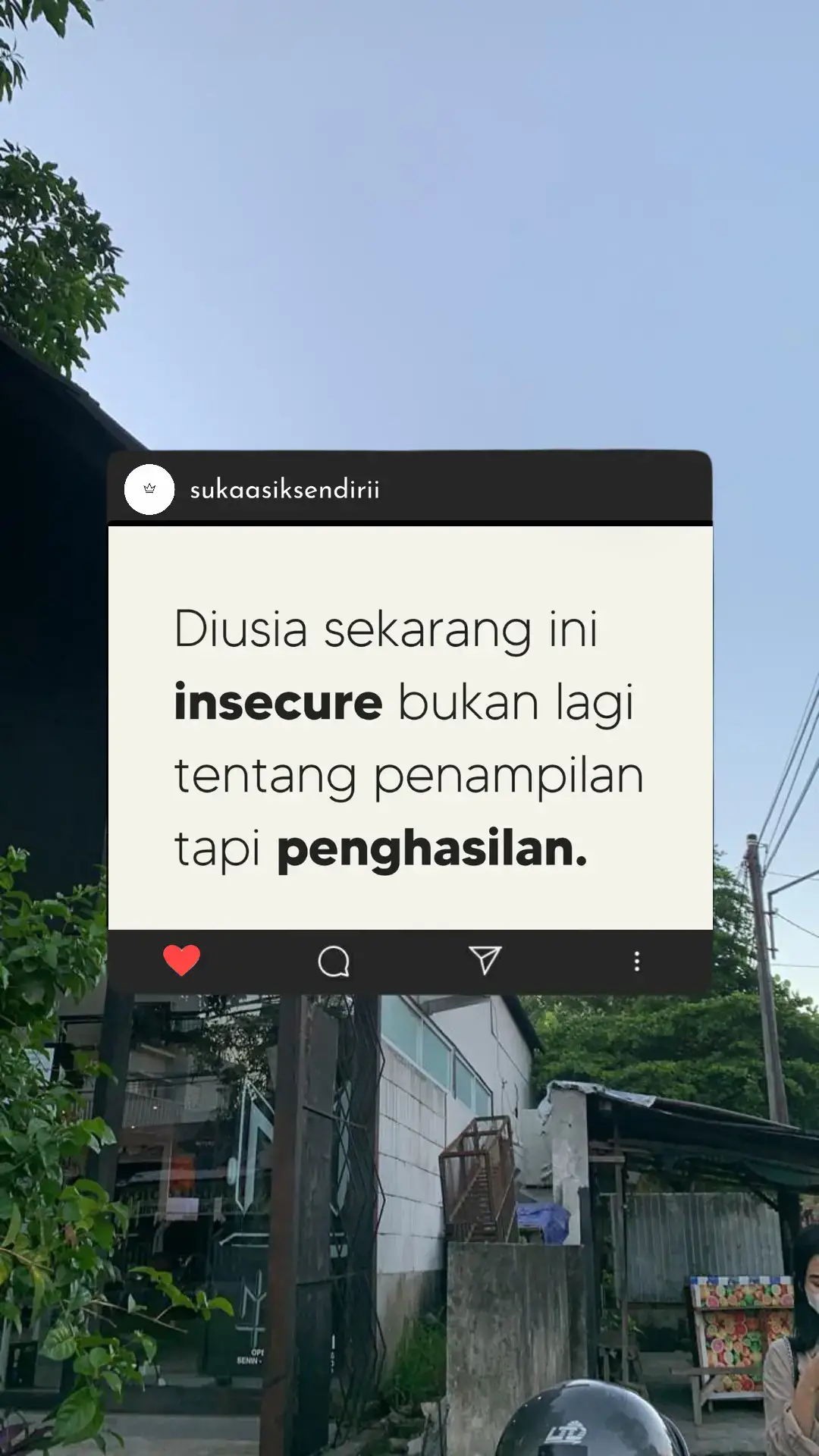 bener gak bro? #4u #xyzbca #katakata #fyp #sadvibes #storytime 