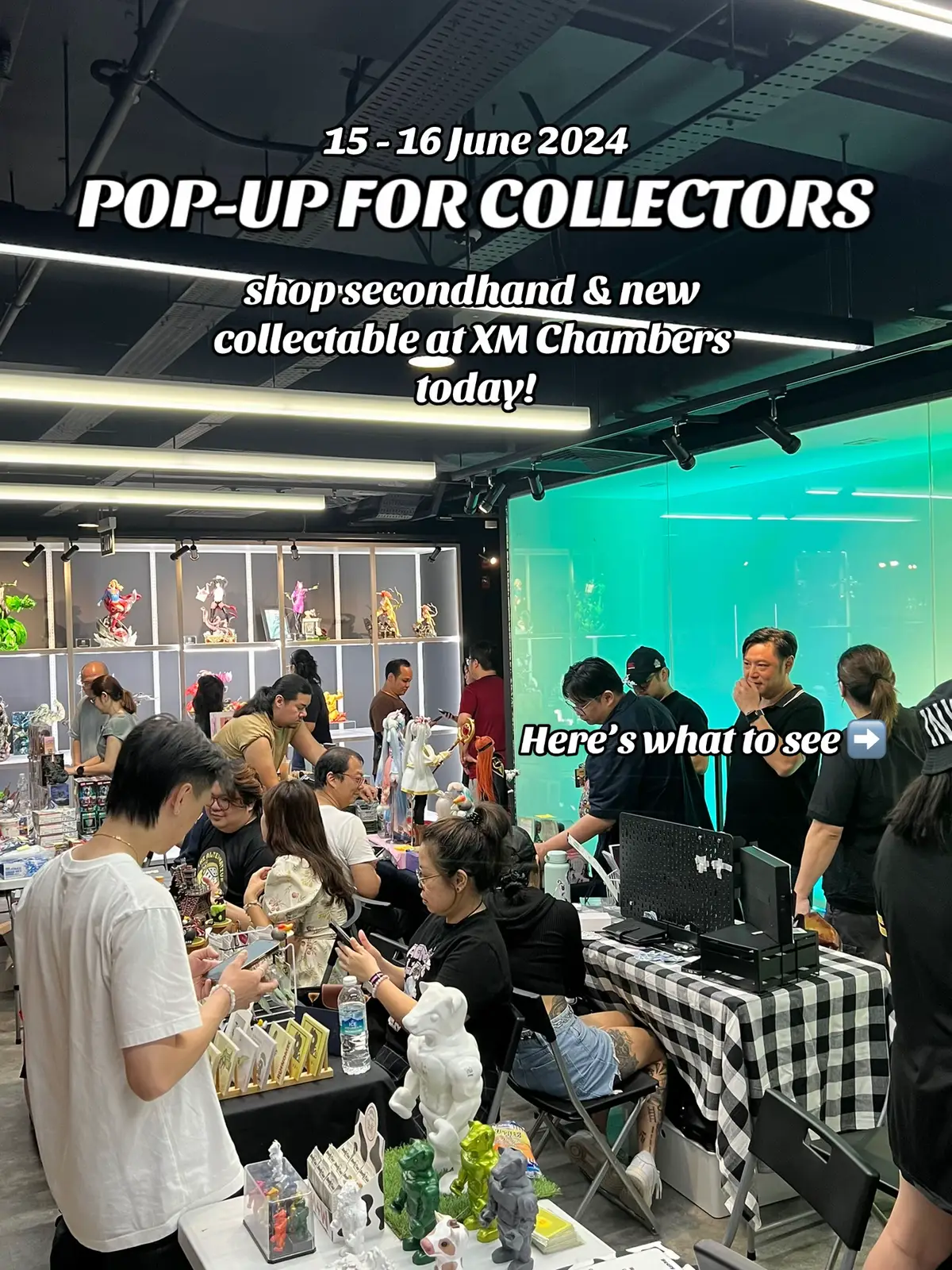 🎉 It’s the final day of XM Chambers! 🎉 Don’t miss your last chance to explore a treasure trove of rare action figures, vintage comics, and unique collectibles. RSVP for a shot at winning exclusive XM Statues worth $699* and take home premium figurines by tagging @xmstudios in your posts. Join us at XM Studios and make the most of this fun and exciting celebration! Sign up here: https://bit.ly/XM-signup RSVP here:  https://lu.ma/06v7cgqt 🗓15 - 16 June 2024 (Saturday & Sunday) ⏰12 - 6 PM 📍809 French Road, Kitchener Complex Level 3, XM Store, 200809 #XMCHAMBERS #sonnyangel #harrypotter #trinkets #collectables #sgtiktok #whattodoinsingapore #sgweekend #singaporetiktok #weekendsingapore #weekendsg #shoppingsg #makersmarket 