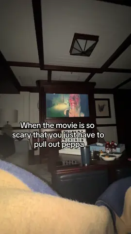 The Poughkeepsie Tapes has nothing on us 💪 #movie #horror #thepoughkeepisetapes #scarymovie #peppapig #scared 