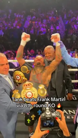 Tank retains his WBA lightweight title 😤 (via @Premier Boxing Champions) #boxing #gervontadavis #frankmartin #fightnight 