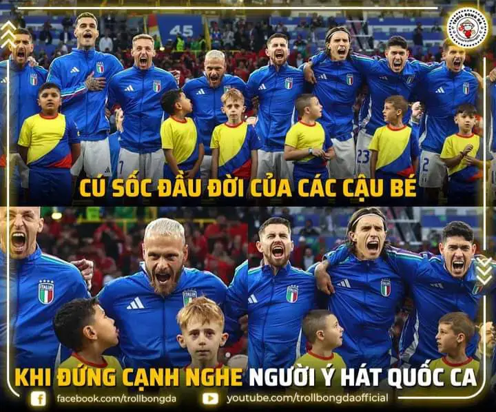 điếc hết tai 😆 #EURO2024 #italy #uefa #fyp #viral #xuhuong 